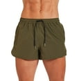 thumbnail image 1 of Sngxgn Mens Casual Performance Slim Fit Active Sports Walking Shorts(Green,L), 1 of 9