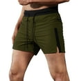 thumbnail image 1 of Sngxgn Mens Casual Performance Slim Fit Active Sports Walking Shorts(Green,XXL), 1 of 3