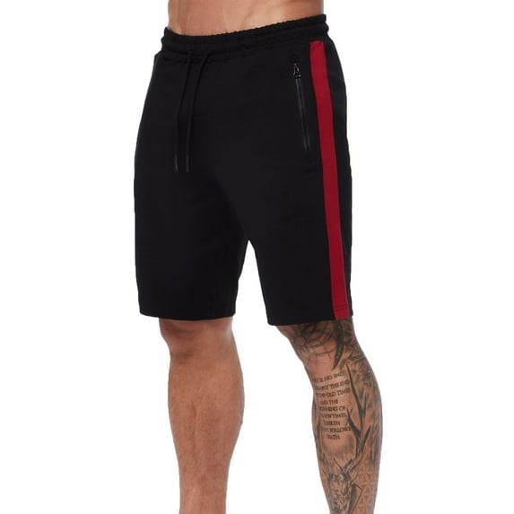 Sngxgn Mens Casual Shorts Lightweight Casual Shorts Outdoor Fishing Shorts with Pockets(Black,M)