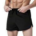thumbnail image 1 of Sngxgn Mens Casual Shorts Lightweight Casual Shorts Outdoor Fishing Shorts with Pockets(Black,M), 1 of 5
