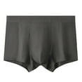 thumbnail image 1 of Sngxgn Mens Comfort Fit Soft Cotton Stretch Long Leg Boxer Briefs(Dark Gray,L), 1 of 2