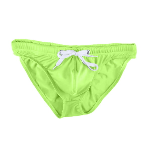 Sngxgn Mens Comfort Fit Soft Cotton Stretch Long Leg Boxer Briefs(Green,XL)