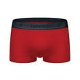 thumbnail image 1 of Sngxgn Mens Comfort Fit Soft Cotton Stretch Long Leg Boxer Briefs(Red,XL), 1 of 4