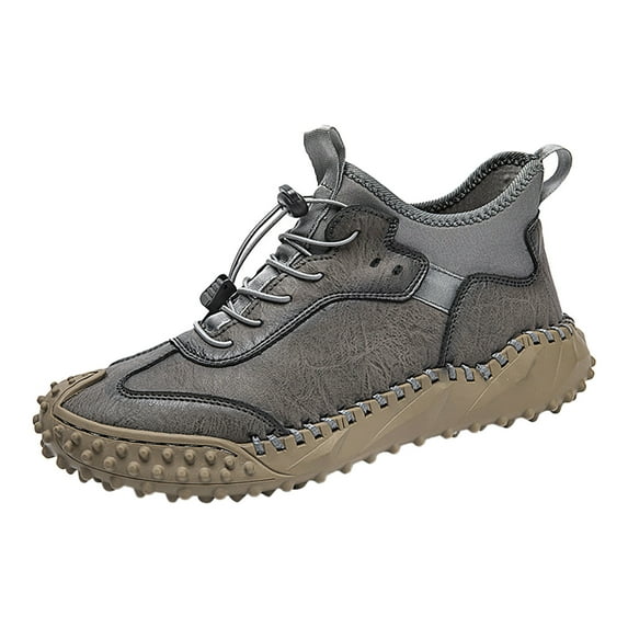 Sngxgn Mens Shoes Running Shoes Lightweight Sneakers Non Slip Walking Gym Shoes(Grey,45)