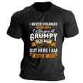 thumbnail image 1 of Sngxgn Mens T Shirt Short Sleeve T Shirt Crewneck Tee Regular Fit Ribbed Neckline Shirt for Men(Black,L), 1 of 2