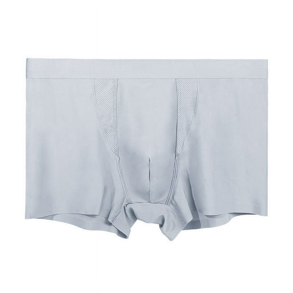 Sngxgn Mens Underwear Lightweight Boxer Briefs Underwear for Man Breathable Men's Trunks(Dark Gray,XXXL)