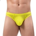 thumbnail image 1 of Sngxgn Mens Underwear Lightweight Boxer Briefs Underwear for Man Breathable Men's Trunks(Yellow,M), 1 of 9