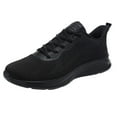 thumbnail image 1 of Sngxgn Mens Walking Running Shoes Fashion Sneakers(Black,42), 1 of 8