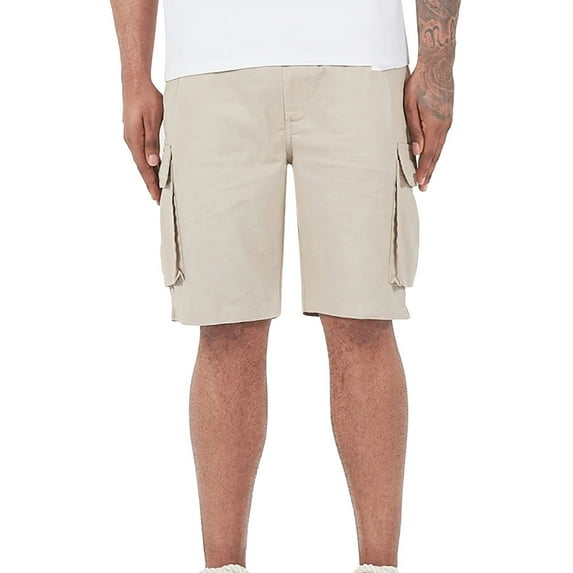 Sngxgn Mens Workout Athletic Shorts Hiking Shorts Men Lightweight Sports Gym Shorts Running(Beige,M)