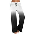 thumbnail image 1 of Sngxgn Pants for Women Casual Drawstring Waist Wide Leg Loose Pants with Pocket(Grey,M), 1 of 6