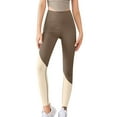 thumbnail image 1 of Sngxgn Pants for Women Casual Stretch Leggings Skinny Trousers(Coffee,L), 1 of 6