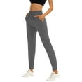 thumbnail image 1 of Sngxgn Pants for Women Loose Pants Comfy Trousers Straight Pants With Pockets(Dark Gray,L), 1 of 9