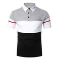thumbnail image 1 of Sngxgn Polos for Men Mens Polo Shirts Short Sleeve Summer Casual Shirt(Black,XXL), 1 of 2