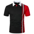 thumbnail image 1 of Sngxgn Polos for Men Mens Polo Shirts Short Sleeve Summer Casual Shirt(Red,L), 1 of 9