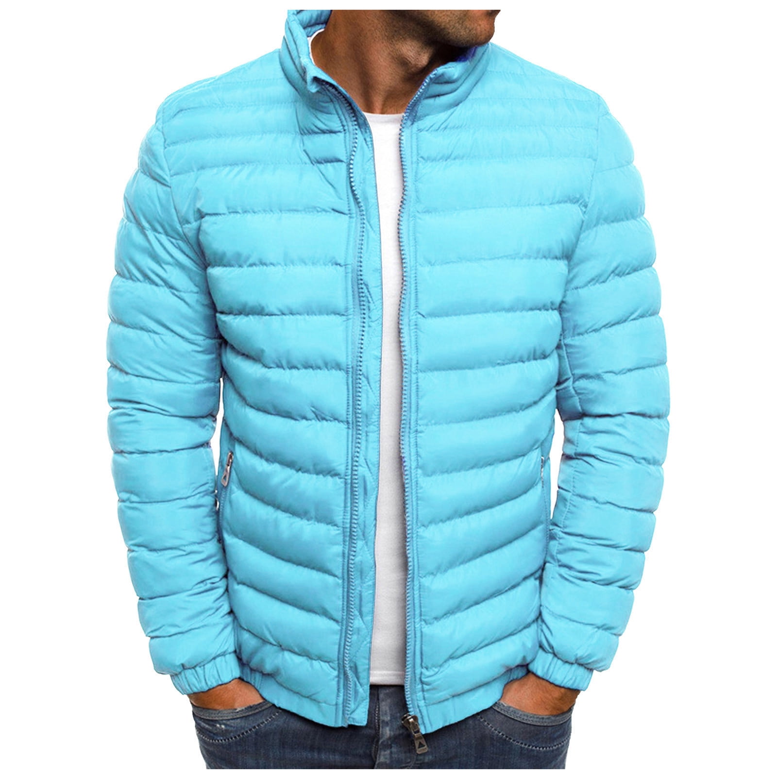 Sngxgn Puffer Jacket Jacket for Men Winter Jackets for Men Puffer