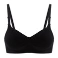 thumbnail image 1 of Sngxgn Pure Comfort Lace Bra, Stretchy Underwire Bra, Convertible Lace Underwire Bra for Everyday Comfort(Black,34), 1 of 4
