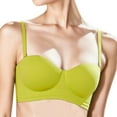 thumbnail image 1 of Sngxgn Pure Comfort Lace Bra, Stretchy Underwire Bra, Convertible Lace Underwire Bra for Everyday Comfort(Green,38), 1 of 4
