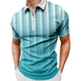 thumbnail image 1 of Sngxgn Shirts for Men - Fit Short-Sleeve Polo, Casual Collared T-Shirt(Sky Blue,L), 1 of 4