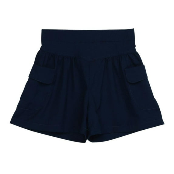 Sngxgn Shorts for Women Gym Yoga Workout Running Skort Spandex Shorts Cute Clothes Summer(Navy,XXXXXL)