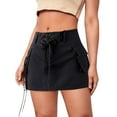 thumbnail image 1 of Sngxgn Skirt for Women High Waist A line Summer Fall Skirts(Black,M), 1 of 3