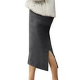 thumbnail image 1 of Sngxgn Skirt for Women High Waist A line Summer Fall Skirts(Grey,S), 1 of 4