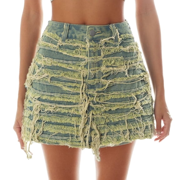 Sngxgn Skirt for Women Women's High Waisted Skorts Skirts for Women Casual(Green,M)