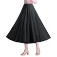 thumbnail image 1 of Sngxgn Skirts for Women Pleated Skirts with High Waisted(Black,One Size), 1 of 4