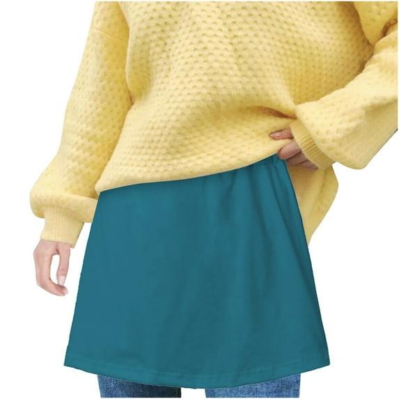 Sngxgn Skirts for Women Pleated Skirts with High Waisted(E,XL)