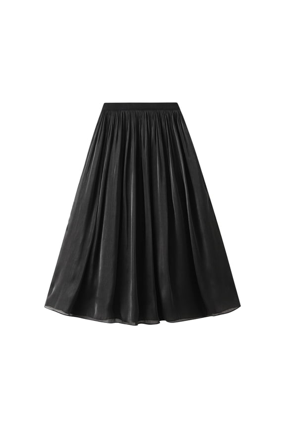 Skirts for Women Skorts Mini Summer Shorts Skirt(Black,One Size)