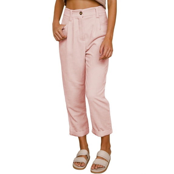 Sngxgn Soft Pants for Women Comfy Casual Lounge Yoga Pants(Pink,M)