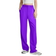 thumbnail image 1 of Sngxgn Soft Pants for Women Comfy Casual Lounge Yoga Pants(Purple,XL), 1 of 4