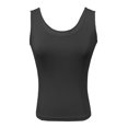 thumbnail image 1 of Sngxgn Spaghetti Strap Camisole Top Strap Tank Top for Women(Black,XXL), 1 of 3