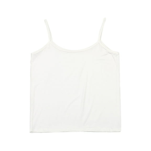 Sngxgn Spaghetti Strap Camisole Top Strap Tank Top for Women(White,One Size)