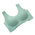 thumbnail image 1 of Sngxgn Sports Bra Adjustable Straps Sports Bras for Women High Support Push up Bra with Padding Workout Running Yoga(Green,L), 1 of 7