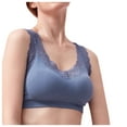 thumbnail image 1 of Sngxgn Sports Bralettes Wireless Bra Tank Top Bra Sports Bra for Women Girls(Blue,One Size), 1 of 9