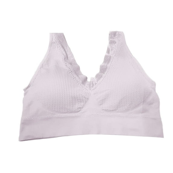 Sngxgn Sports Bras for Women High Impact Support for Yoga Gym Running Workout Fitness Strappy Sports Bra with Padded(Purple,XXXXL)