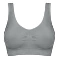 thumbnail image 1 of Sngxgn Sports Bras for Women Sports Bra Womens Workout Tops Wireless Bra(Grey,XXXL), 1 of 4