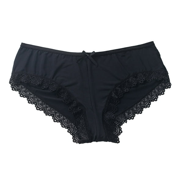 Sngxgn Stretch Cotton Brief Panty Pack, Underwear for Women(Black,XL)