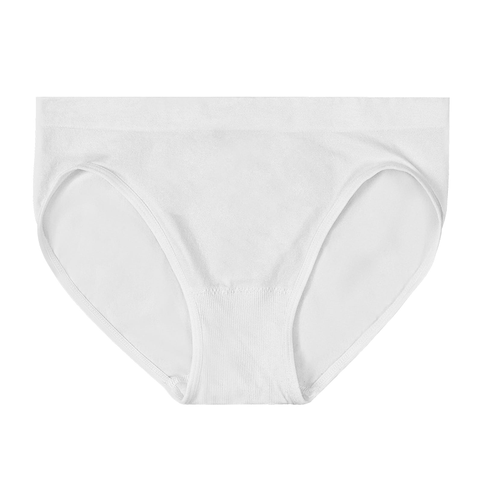 Sngxgn Stretch Cotton Brief Panty Pack, Underwear for Women(White,XS