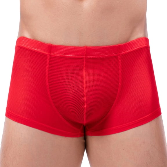 Sngxgn Stretch Mens Boxer Briefs Mens Underwear(RD2,XL)