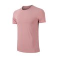 thumbnail image 1 of Sngxgn Summer T-Shirt Loose Print Loose Men's Casual Short-Sleeved Tops(Pink,XXXL), 1 of 3
