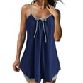 thumbnail image 1 of Sngxgn Swimsuits Tummy Control Bathing Suits for Women Swimwear(Dark Blue,S), 1 of 8