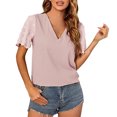 thumbnail image 1 of Sngxgn T-Shirt Crewneck Tee for Women Curved Hem(RD2,XL), 1 of 8
