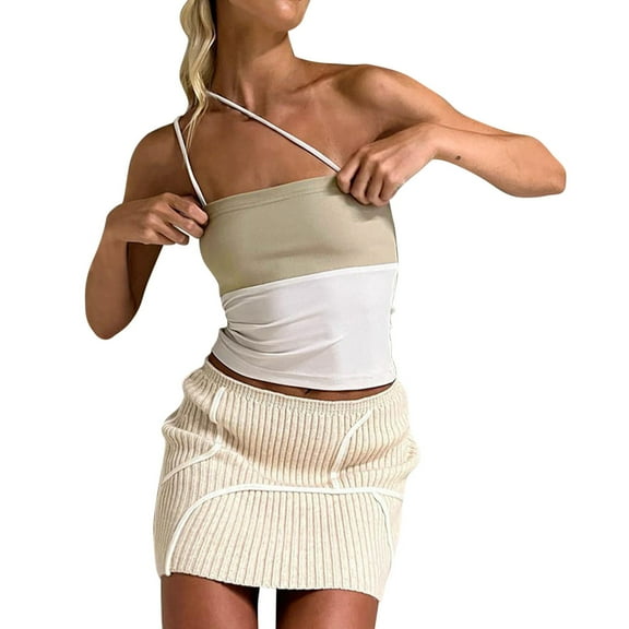 Sngxgn Camisole Spaghetti Strap Tank Top for Women Basic Cami Tops Womens Undershirts(White,L)