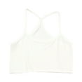 thumbnail image 1 of Sngxgn Tank Top for Women Sleeveless Top V Neck Shirts Spaghetti Strap Camisole Tank Blouse(White,M), 1 of 6