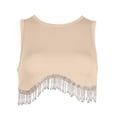 thumbnail image 1 of Sngxgn Women's Camisole Slim Tank Top Comfortable Tops(Beige,L), 1 of 5