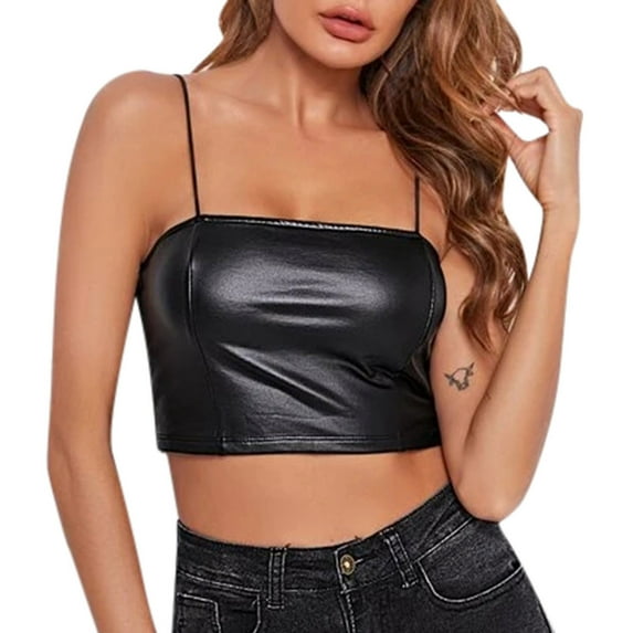 Sngxgn Tank Tops for Women Loose Fit Sleeveless V Neck Cami Camisole Blouses Shirt Top(Black,XL)