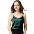 thumbnail image 1 of Sngxgn Tank Tops for Women Loose Fit Sleeveless V Neck Cami Camisole Blouses Shirt Top(Green,XXL), 1 of 8