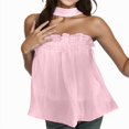 thumbnail image 1 of Sngxgn Tank Tops for Women Loose Fit Sleeveless V Neck Cami Camisole Blouses Shirt Top(Pink,One Size), 1 of 4