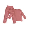 thumbnail image 1 of Sngxgn Toddler Baby Girls Clothes Set Long Sleeve T-Shirt and Pants Kids 2pcs Outfits(Hot Pink,120), 1 of 4